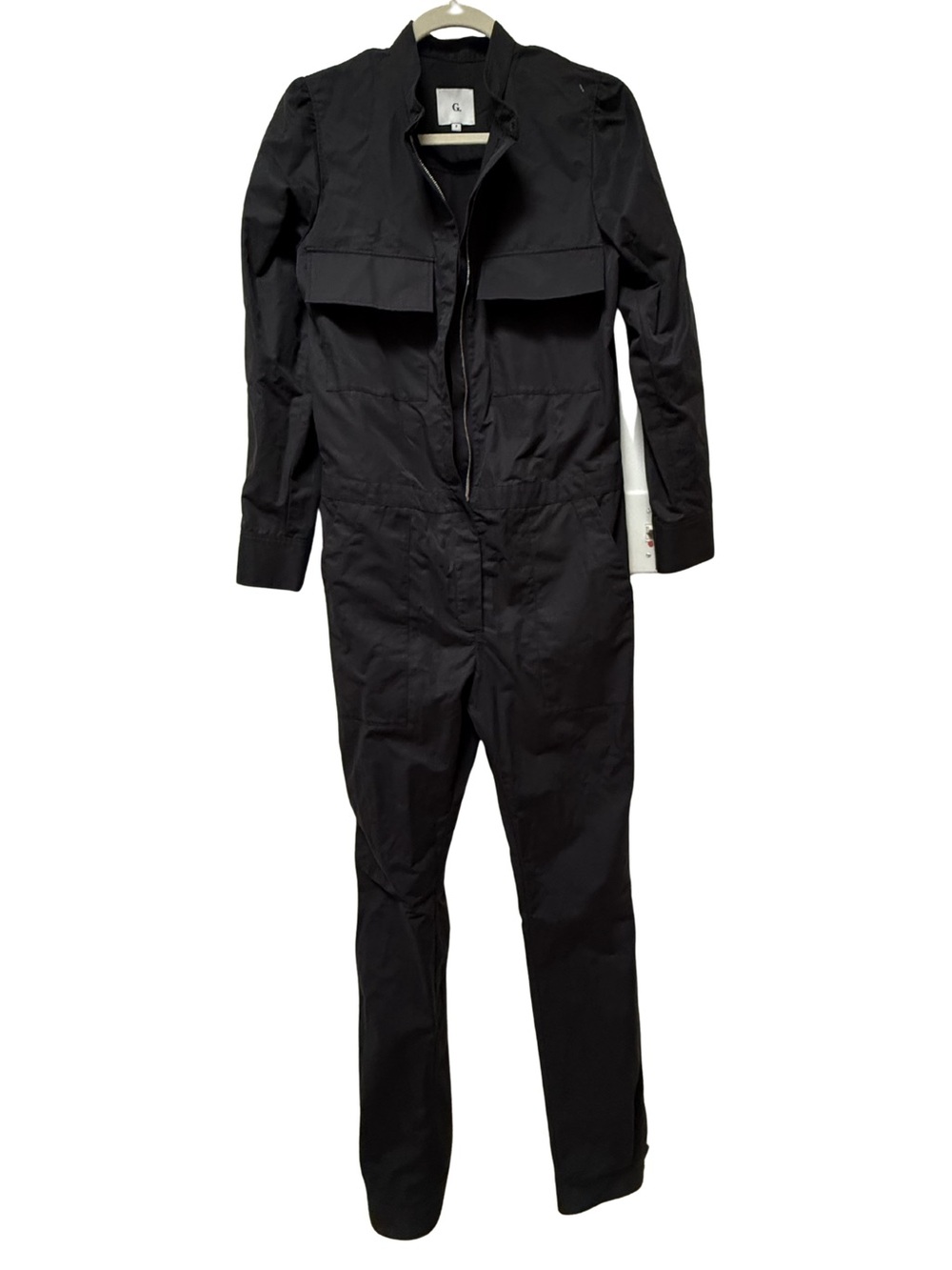 G. Label Gwyneth Paltrow Foster Black Women's Long-Sleeve Utility Jumpsuit 2